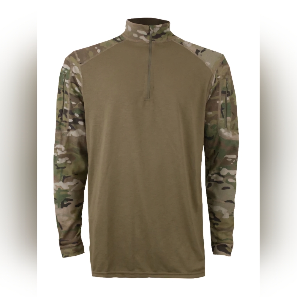 XGO Mens MultiCam Combat Zip Shirt